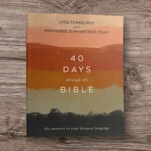 40 Days Through the Bible Christian Study Guide by Lysa TerKeurst Devotional
